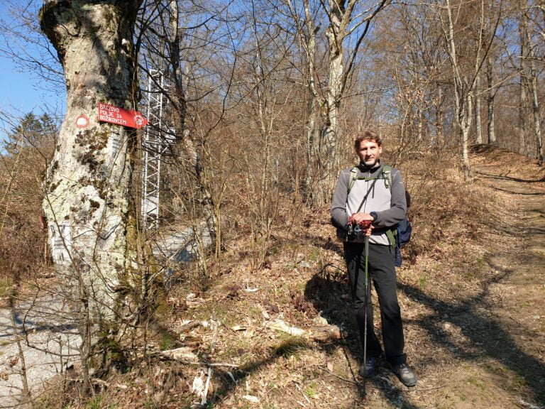 Početak staze Strmac – Brezovo polje