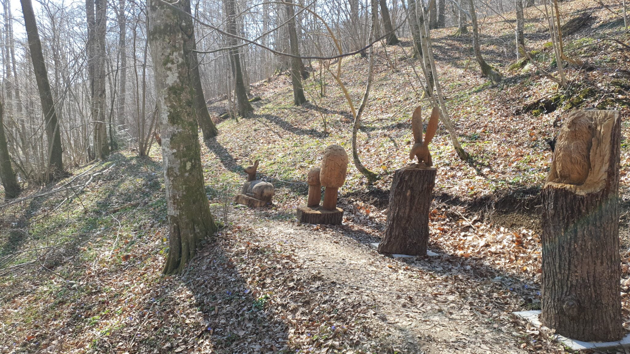 Izletište sa drvenim skulpturama